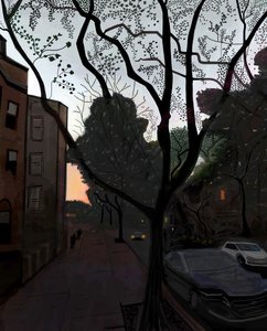 Fifth Street, Brooklyn, August, 2016 by Evan Sklar