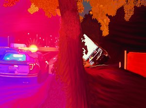 Overturned Truck