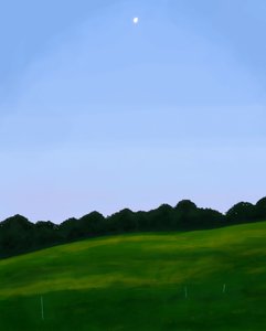 Vermont Field, Dawn by Evan Sklar