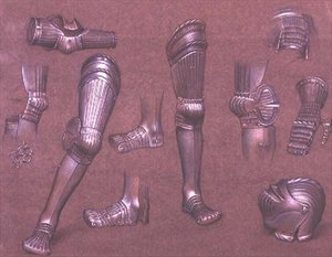 Study of Armour, No.1 by Evelyn De Morgan