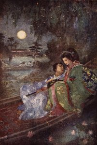 The lovers who exchange fans, frontispiece from 