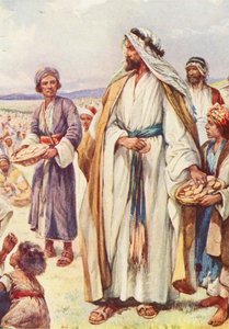 Jesus Feeds the Large Crowd