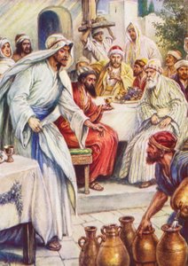 Jesus at the wedding feast