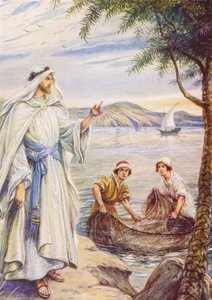 Jesus calling the Fisherman