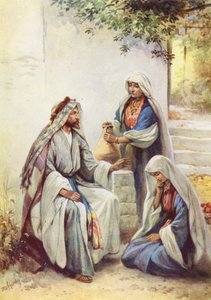 Jesus with Mary and Martha