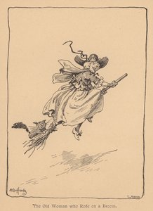 The Old Woman Who Rode on a Broom by Evelyn Stuart Hardy