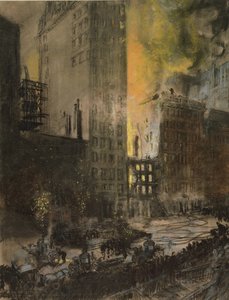 Fire on 24th Street, New York City