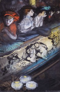 In the Loge by Everett Shinn