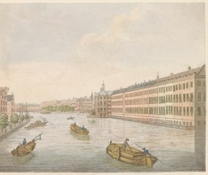 View of the Binnen-Amstel, ca. 1810-1813