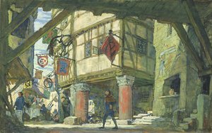 Stage design for the play 
