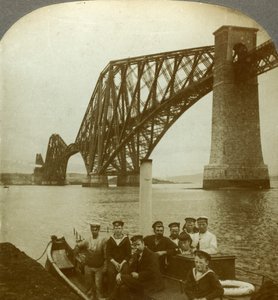 The Forth Bridge, Scotland by Excelsior Stereoscopic Tours