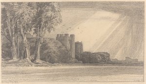 Landscape with Castle by F.L. Griggs