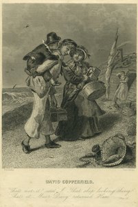 David Copperfield: Ham Peggotty and David Copperfield by F.O.C. and McRae, C. John Darley