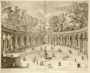 La Colonnade, Versailles, c.1715 by F. (after) Delamonce