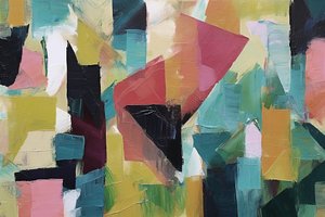 Minimalist Geometric Abstract by F. Abderrahim