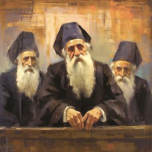 Portrait of Religious Elders of the Clergy by F. Abderrahim