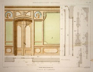 Door and skirting by F. Barabas