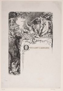 Overfaldet i bjergene by F. Hendriksen