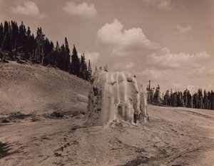 Lone Star Geyser Cone, Yellowstone National Park by F. Jay Haynes