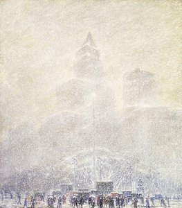 Eternal Light, Madison Square, Winter by F. Usher de Voll