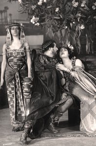 Herbert Beerbohm Tree, Constance Collier and Alice Crawford, English actors
