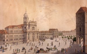 Hybern Square, Prague by F. and Heger, P. Heger