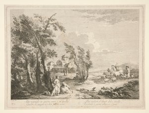 Landscape with Ruins, from a Series of 4 by Fabio Berardi