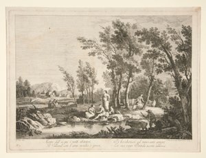 Landscape with Ruins, from a Series of 4