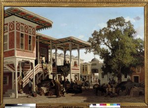 A Caravanserai in Trebizond by Fabius Brest