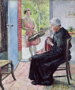 At the Thatched Cottage, 1921 by Fairlie Harmar