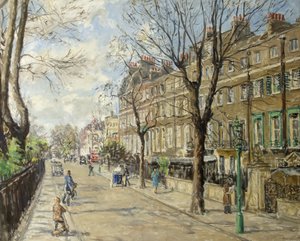 Cheyne Walk, April 1939 by Fairlie Harmar