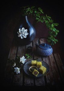 Dark Tea Still Life