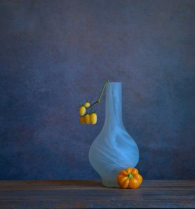 Yellow Tomatoes Still Life by Fangping Zhou