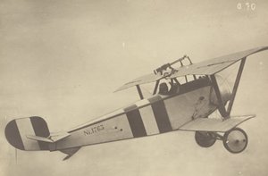 Profile of a Flying Nieuport 17 (Airplane)