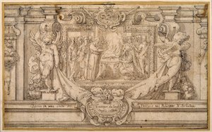The Passover by Federico (studio of) Zuccaro