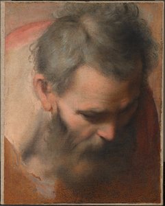 Head of Saint Joseph by Federico Barocci