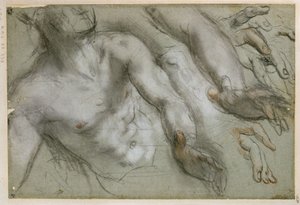 Study for the Figure of the Saint in the Painting 