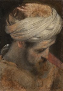 The Head of a Priest (study for The Circumcision) by Federico Barocci