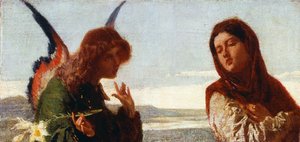 The Annunciation by Federico Faruffini
