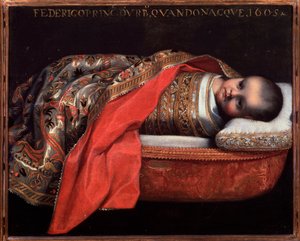 Portrait of Federico Ubaldo della Rovere, Duke of Urbino (infant) by Federico Fiori Barocci or Baroccio