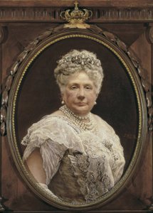 Portrait of Isabella of Borbon, Infanta of Spain, daughter of Isabella II and sister of Alfonso XII
