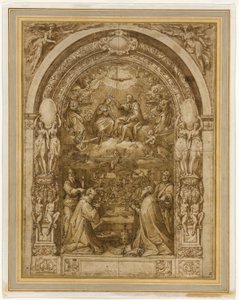 Coronation of the Virgin, with the Martyrdom of Saint Lawrence