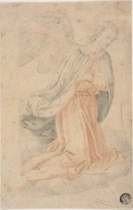 Kneeling Angel by Federico Zuccaro