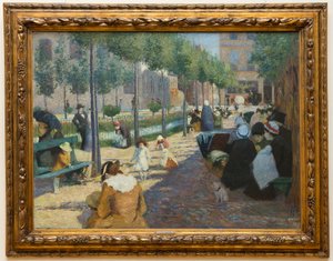Antwerp Square in Paris by Federigo Zandomeneghi
