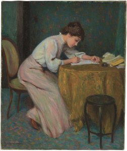 Young Woman Writing