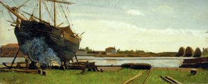 Ship on the Dock