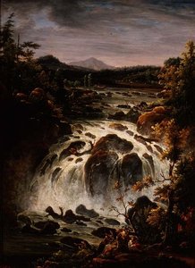 The Imatra Waterfall in Finland by Fedor Mikhailovich Matveev