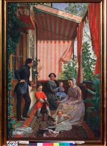 Family Portrait on the Balcony