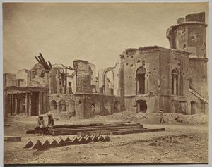 The Residency From the Front, Showing the Room in Which Sir Henry Lawrence was Killed