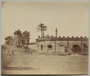 The Secundra Bagh, Showing the Breach and Gateway by Felice A. Beato